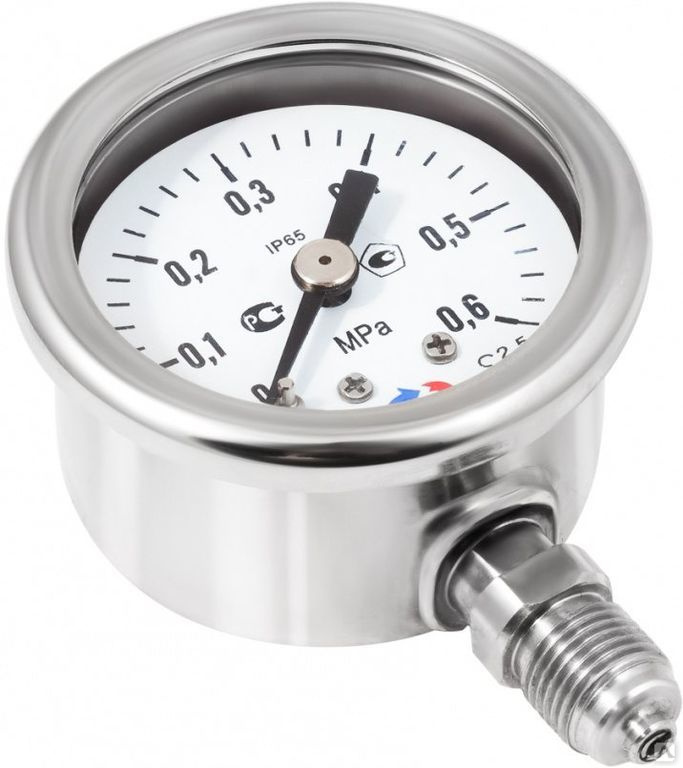 Манометр Росма ТМ-221Р.0 (0-0,4MPa) 1/4.2,5