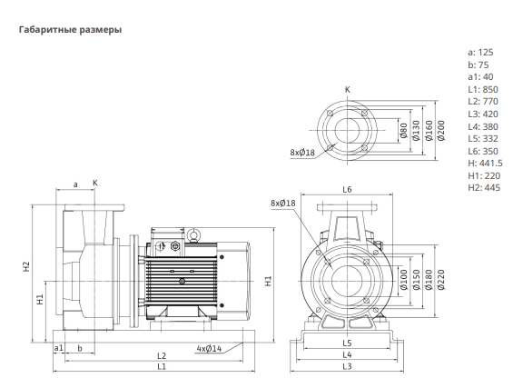 Насос Native BPG 80/160-18,5/2-ST