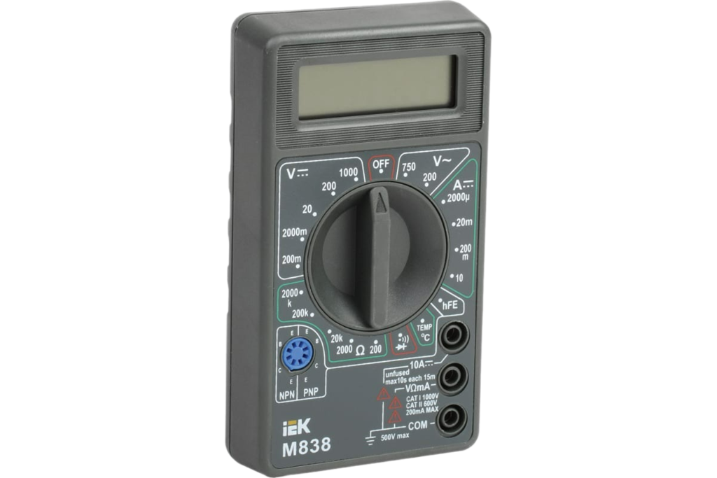 Мультиметр цифровой IEK Universal M838 TMD-2S-838