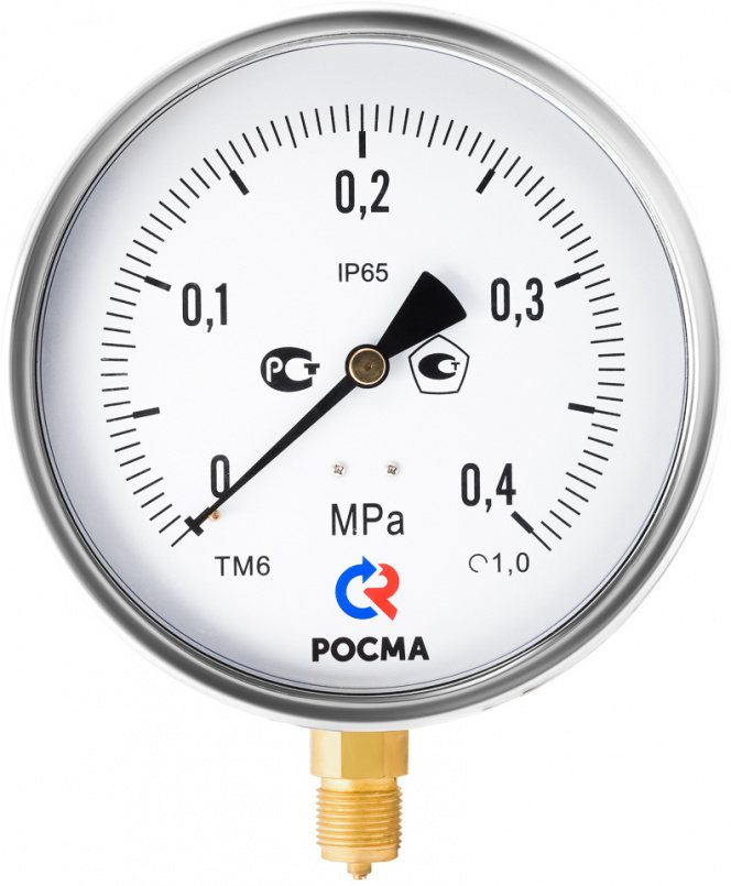 Манометр Росма ТМ-621Р.00 (0-100MPa) G1/2.1,0