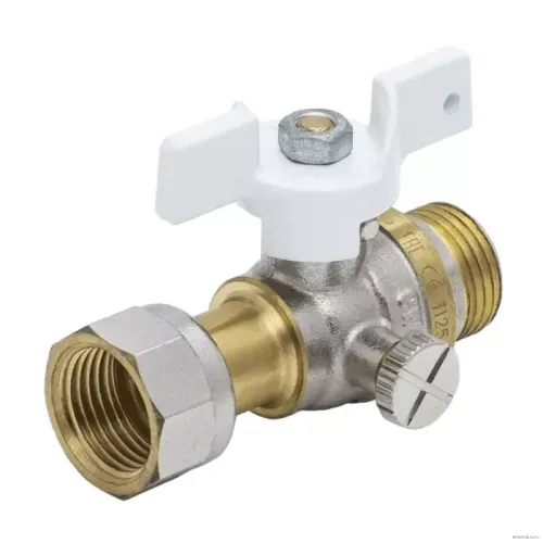 Кран для манометра Aquasfera латунь 1125 Standard G1/2" Ру40 р/нак/г 1125-02