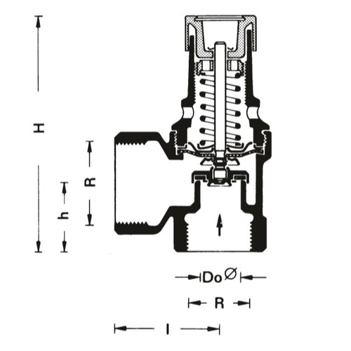 Клапан предохранительный Honeywell, 3.0 бар, 120 С, 1 1/4"