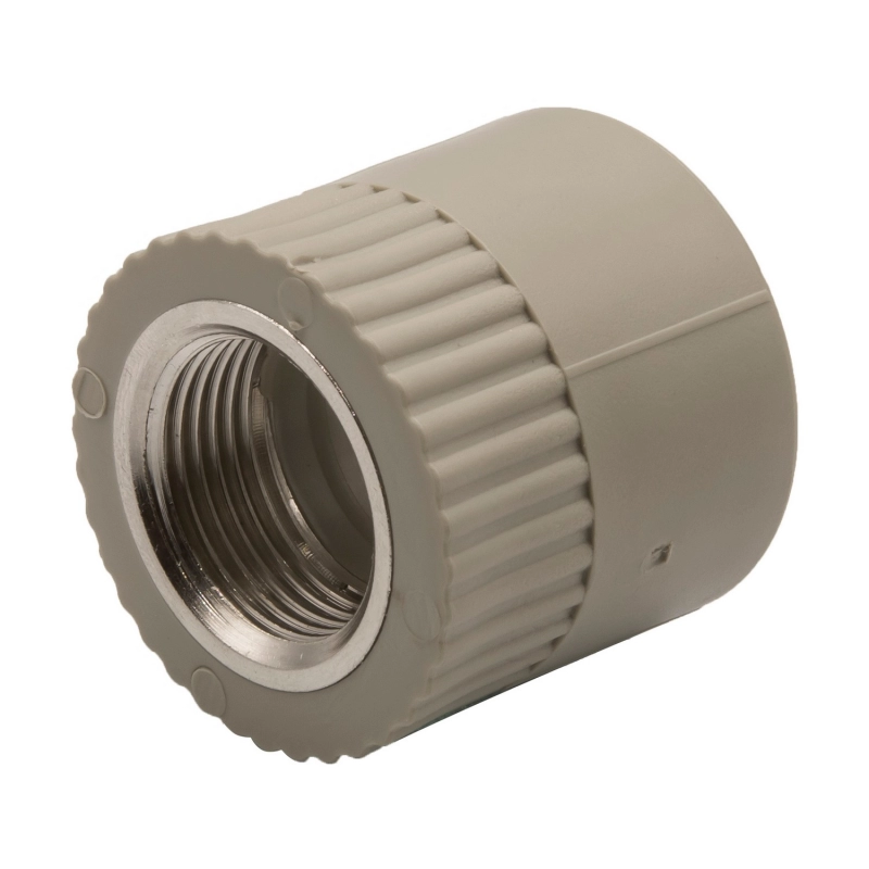 Муфта комб. вн 32х3/4'' EVER® plast серый