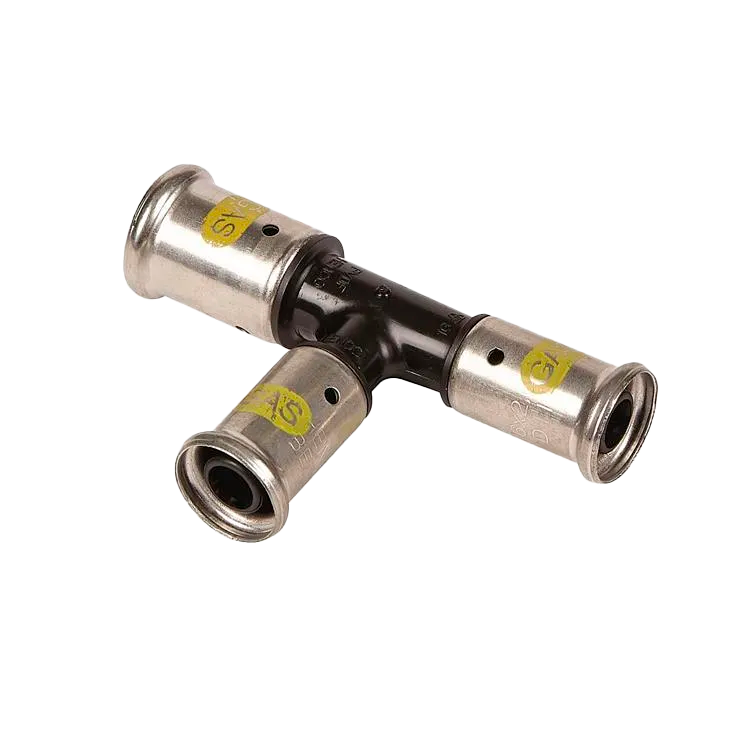 Тройник 20-20-20, Henco PKG, 9, пресс-пресс, PVDF, газ
