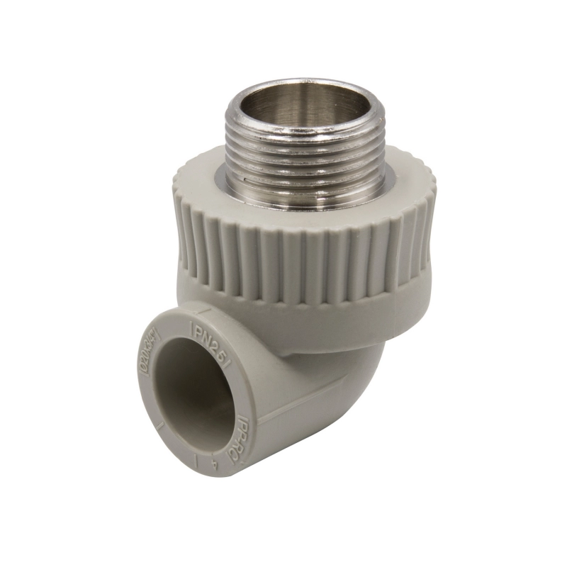 Уголок комб. нар 20х1/2'' EVER® plast серый