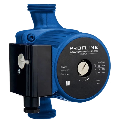 Насос циркуляционный PROFLINE Standart 25/6-130 (гайки, б/кабеля)