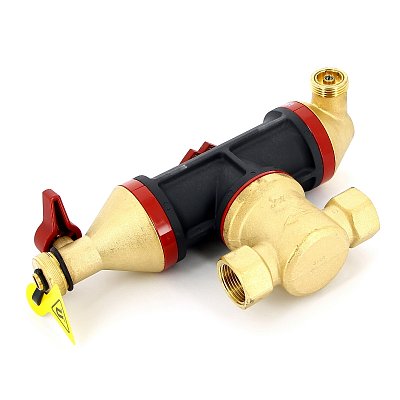 Сепаратор шлама и воздуха резьбовой Flamco Smart Flamcovent Clean EcoPlus 3/4 Ру10