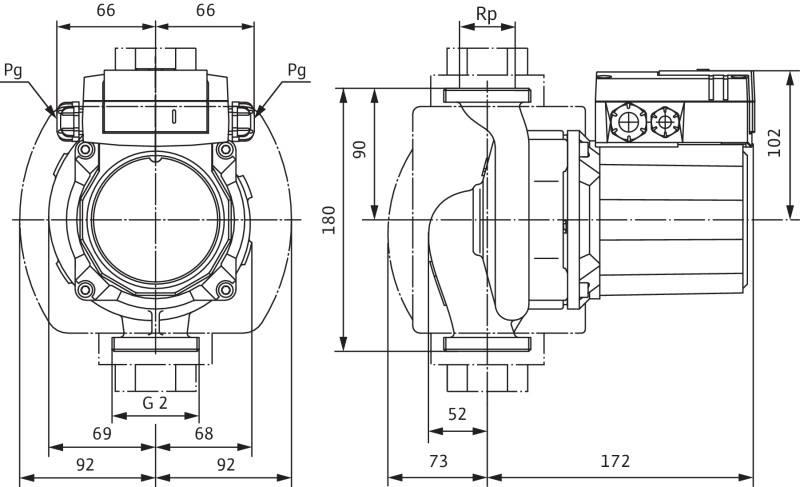 Насос Wilo TOP-Z 30/10 DM PN6/10 RG