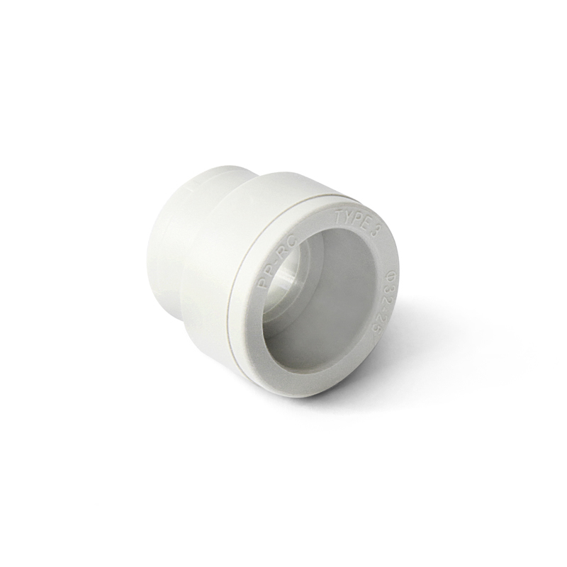 Муфта переходная PRO AQUA (Полипропилен PP-R) Белая 50-25