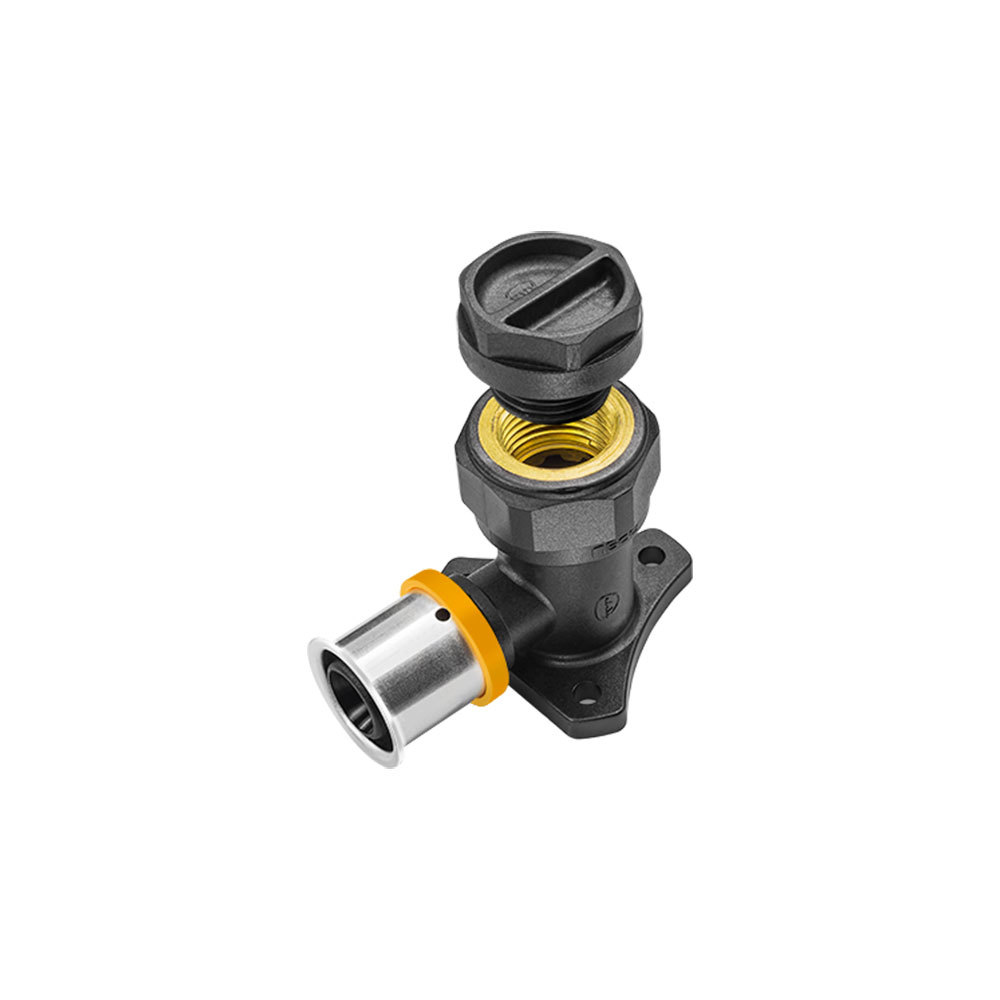 Отвод KAN-Therm PPSU фиксируемый Press длинный с ушками 16х2/1/2”
