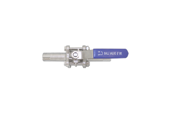 Кран шаровый приварной трехсоставной Newkey нержавеющий DN10 PN64