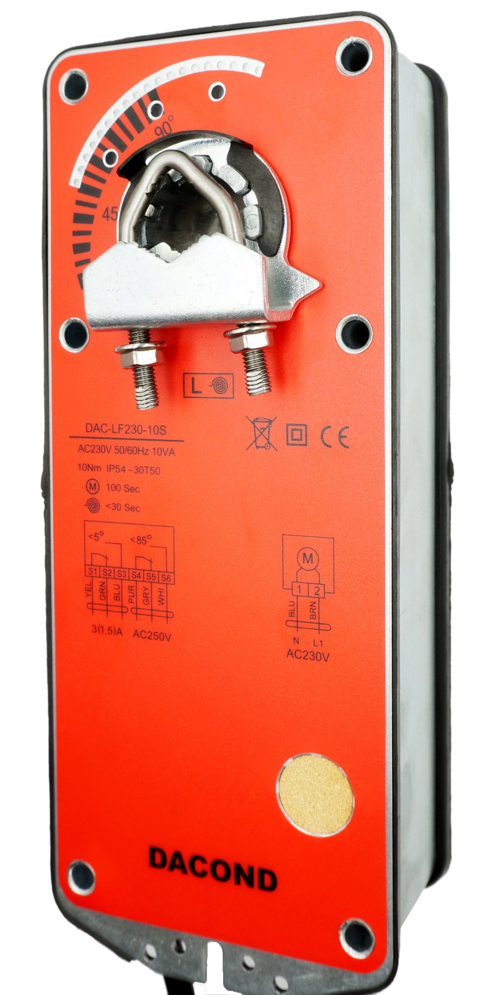 Привод воздушной заслонки Dacond DAC-LF230-15S