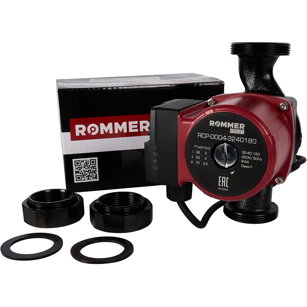 Циркуляционный насос ROMMER RCP-0004 32/40-180