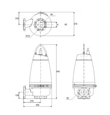 Насос Grundfos SEV.65.80.40.2.51D