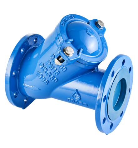 Обратный клапан GROSS шаровой DN 50, PN 10/16, корпус-чугун, T max=80°C (тип 400)