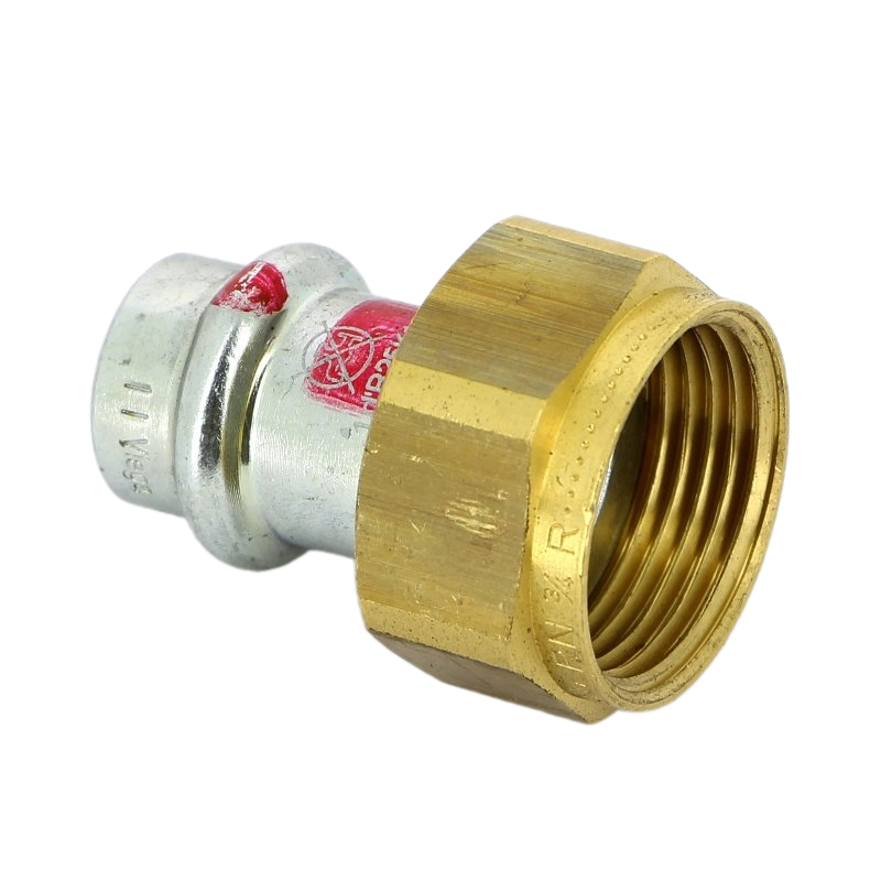 Муфта НГ 15x3/4" с накидной гайкой Prestabo SC-Contur
