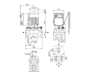 Насос Wilo IP-E 40/160-4/2