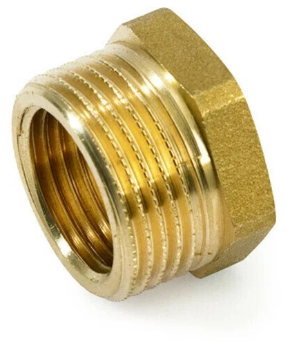 Футорка 3/8"-1/4", General Fittings 2600, резьба-резьба, нар.-вн латунь