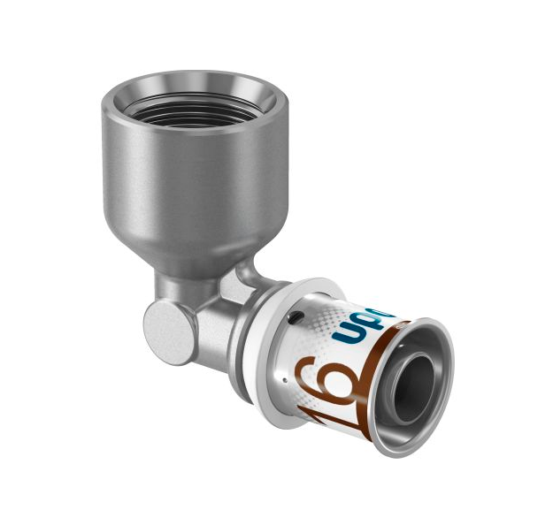 Угольник МП пресс латунь Дн16х1/2"х90гр ВР Ру10 Uponor