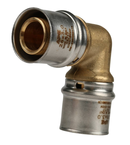 Угольник-пресс 90°, тип SFP-0009, Stout Ду32