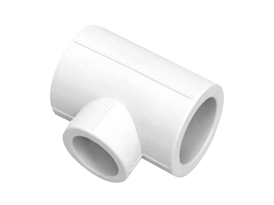Тройник 110-63-110, Valfex Standard, пайка-пайка, PP-R, белый