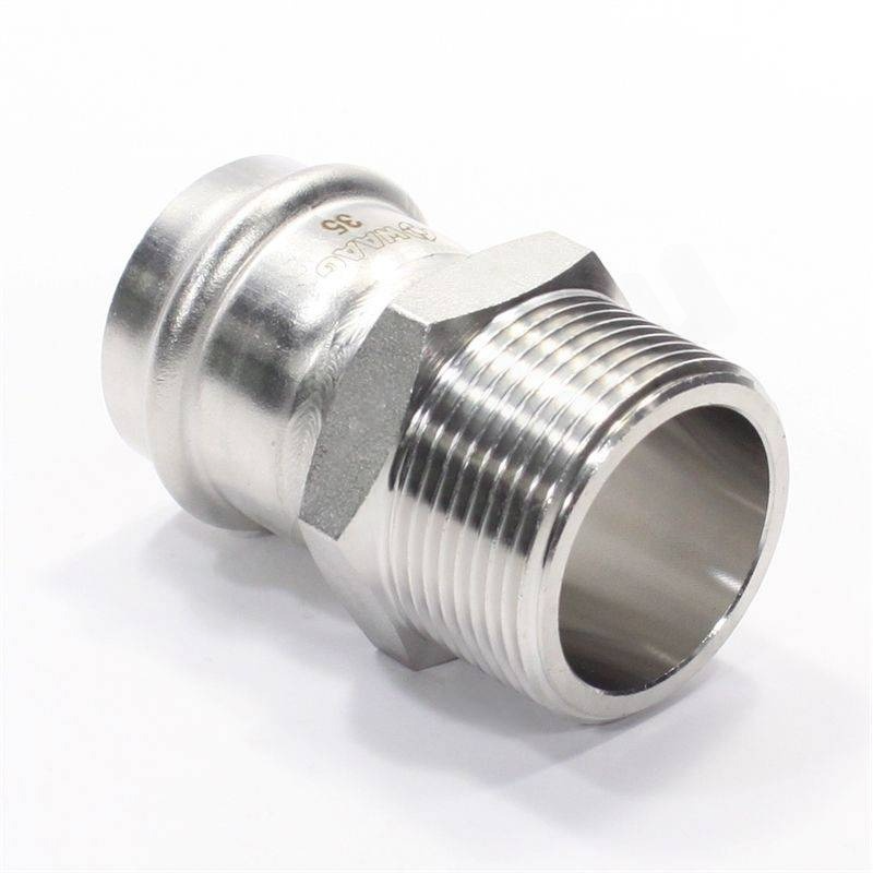 Переходник WAAG Heavy Inox 35-1" пресс-резьба сталь нержавеющая