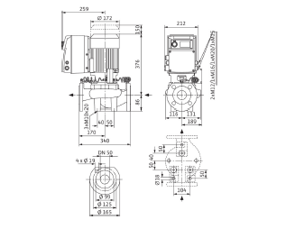 Насос Wilo IP-E 50/130-2,2/2