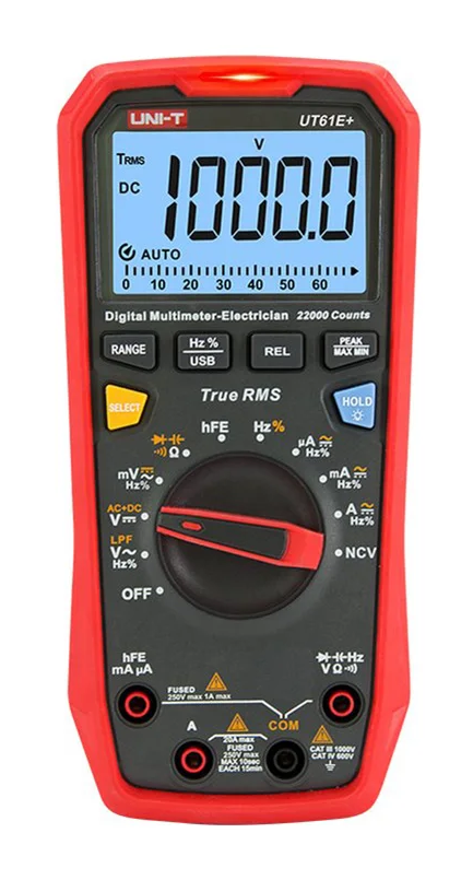 Профессиональный мультиметр UNI-T UT61E+
