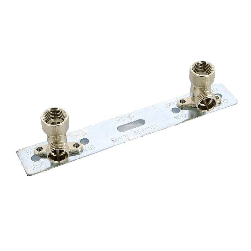 Водорозетка iTap Multi-Fit 1/2" К двойная на планке