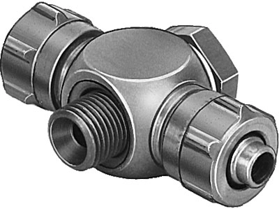 Тройник с накидной гайкой Festo TCK-3/8-PK-6