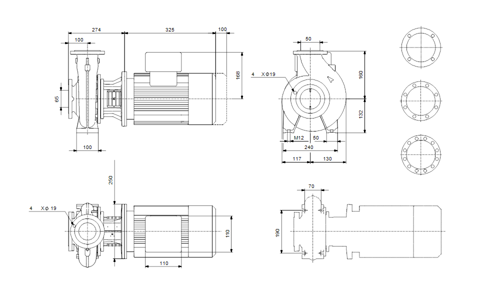 Насос Grundfos NB 50-125/121AAF2AESBAQEKW1