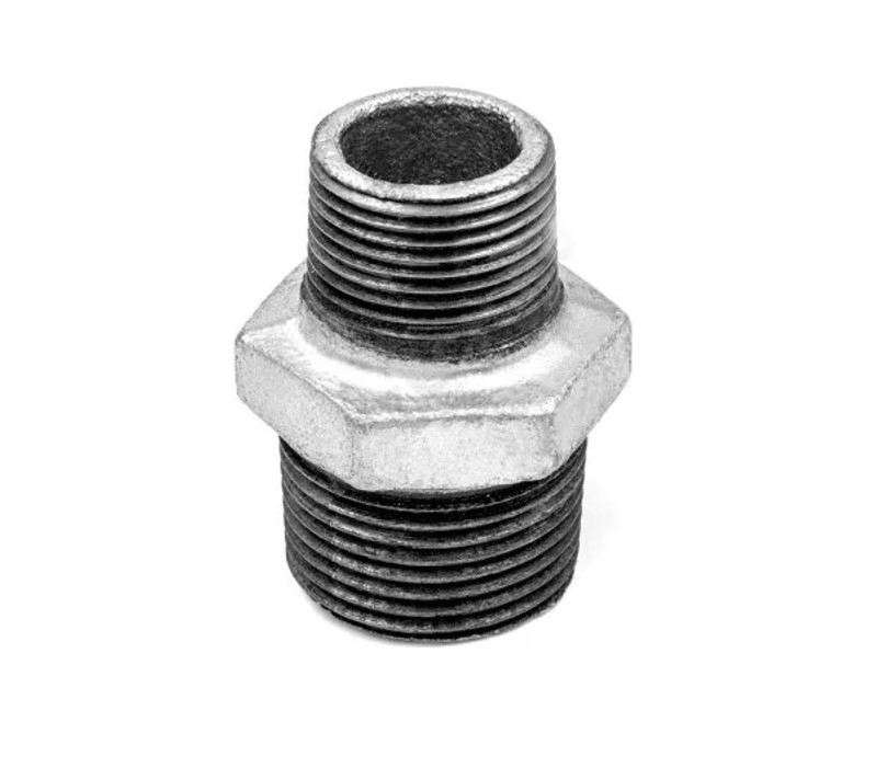 Ниппель Fittex PLUS чугун переходной оцинкованный Ду25х20 (1"х3/4") НР