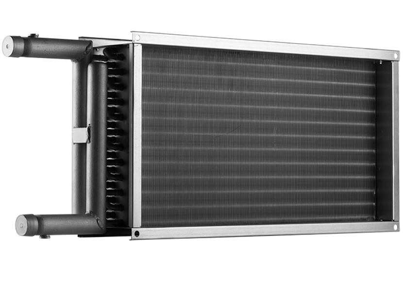 Водяной нагреватель для прямоугольных каналов ZILON ZWS 1000x500-2