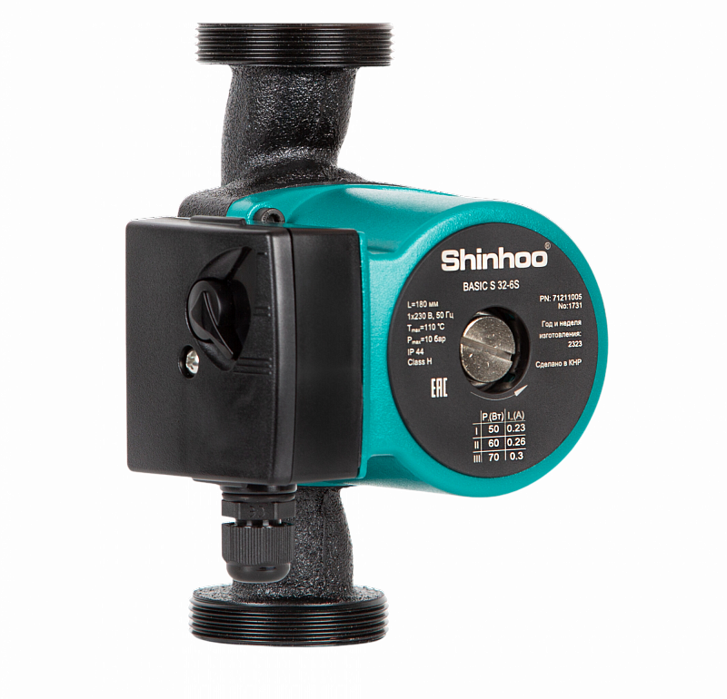 Насос циркуляционный SHINHOO BASIC S 32-6S 180 1x230V