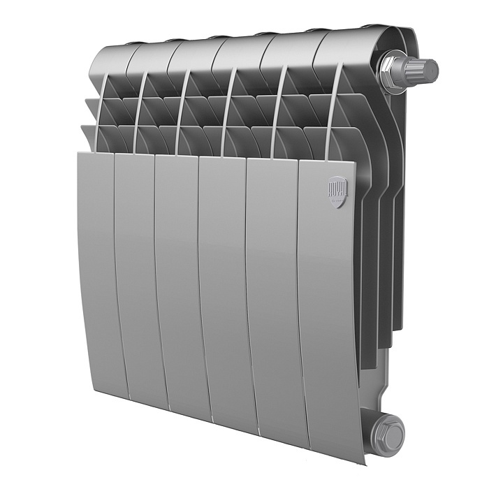 Радиатор Royal Thermo BiLiner 350 /Silver Satin VDR - 6 секций