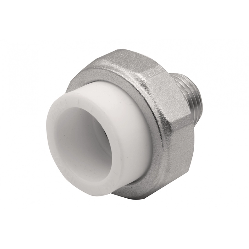 Муфта комб. разъемная, нар 25х1/2" EVER® plast белый