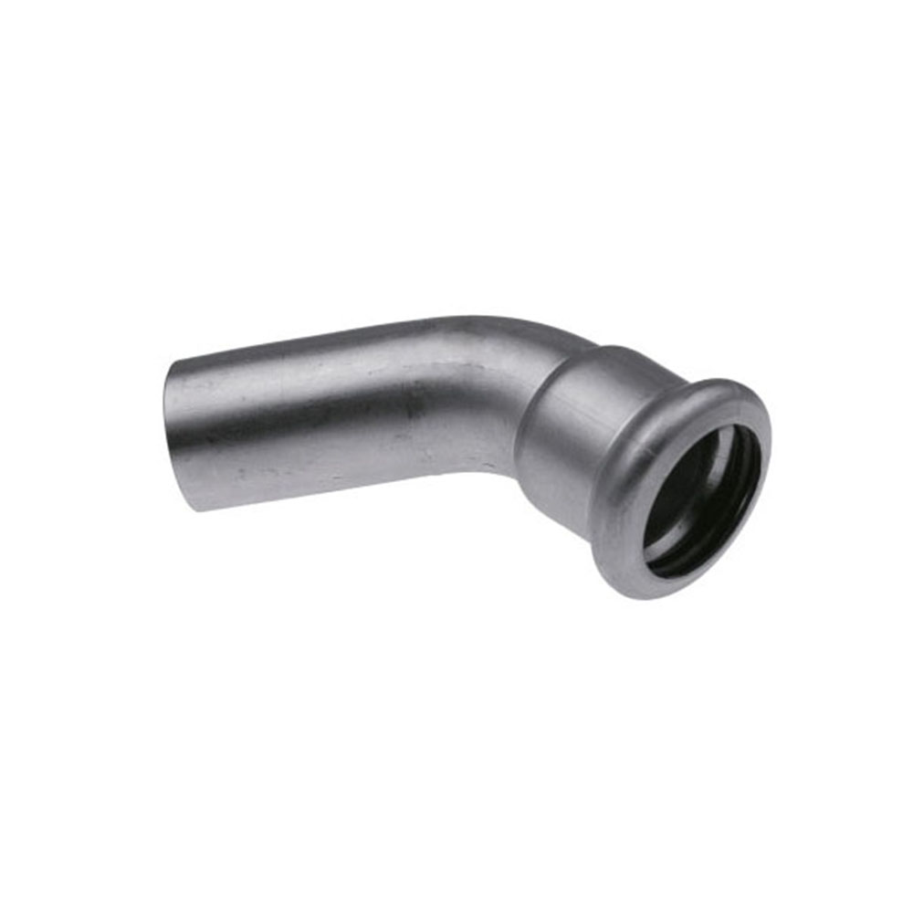 Отвод нипельный 45 градусов KAN-Therm Inox press - 15х15