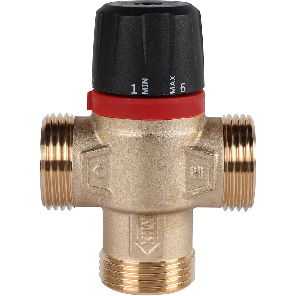 Термостатический смесительный клапан ROMMER RVM-1131 1 KVs 1,6