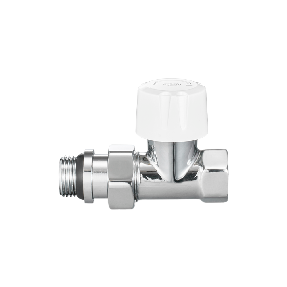Клапан терморегулятора радиаторный Varmega, 1/2", прямой, хром