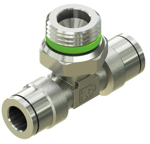 Фитинг тройник металлический Kipvalve KH-3T-12-3/8