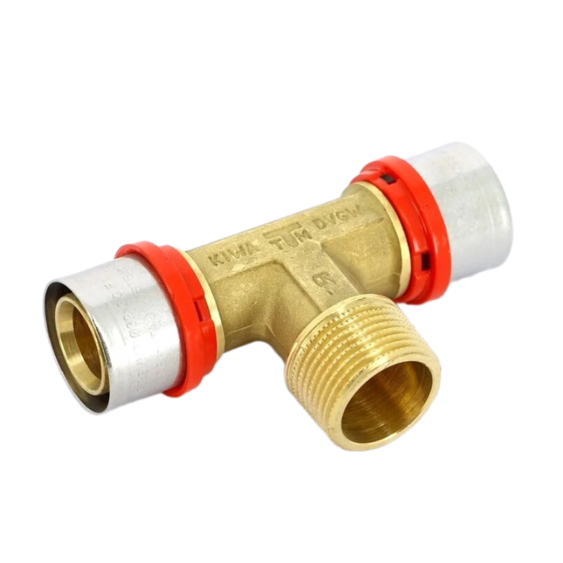 Тройник пресс Tiemme 20 х 3/4' НР