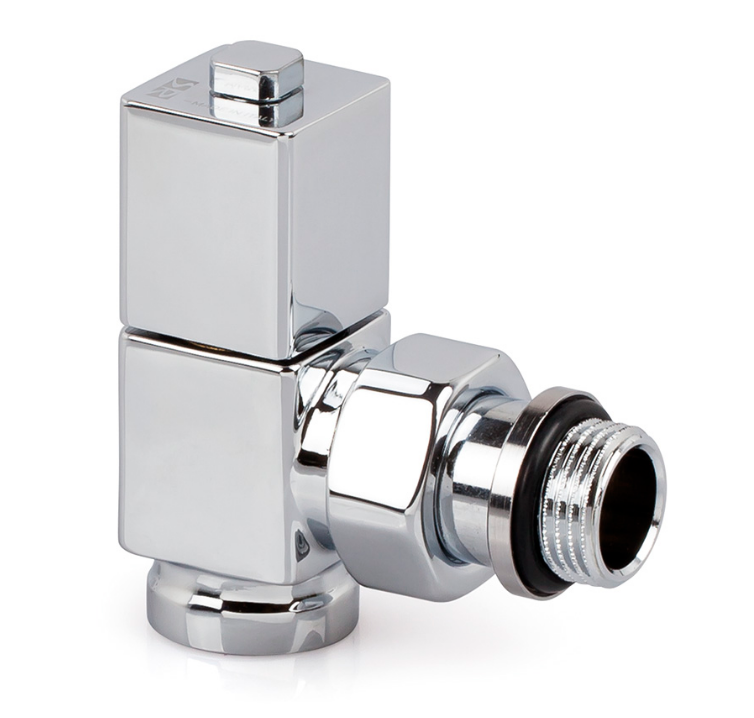 Вентиль SR Rubinetterie угловой Esedra 1/2", ручной регулировки, цвет хром