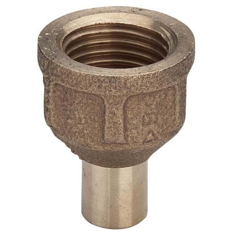 Переходная вставка, Viega, пайка Нр на резьбу Вр DN22 х 3/4", бронза, модель 94246G