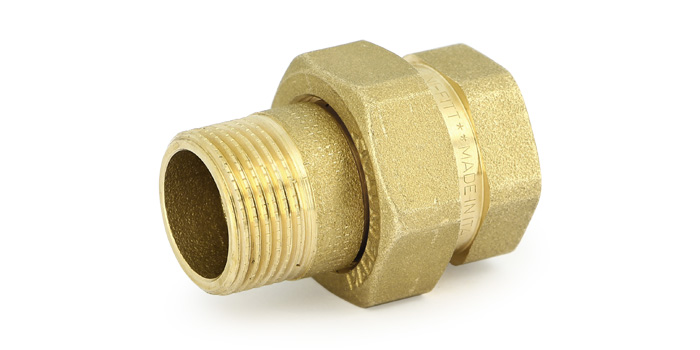 Разъемное соединение В 1/2" с прокладкой O-RING, латунь