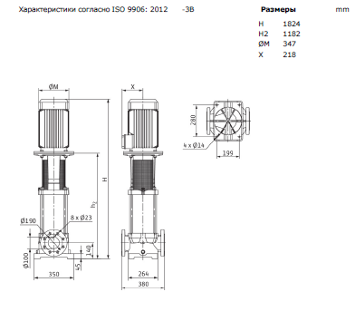 Насос Wilo MVI 7007/1-3/25/E/3-400-50-2