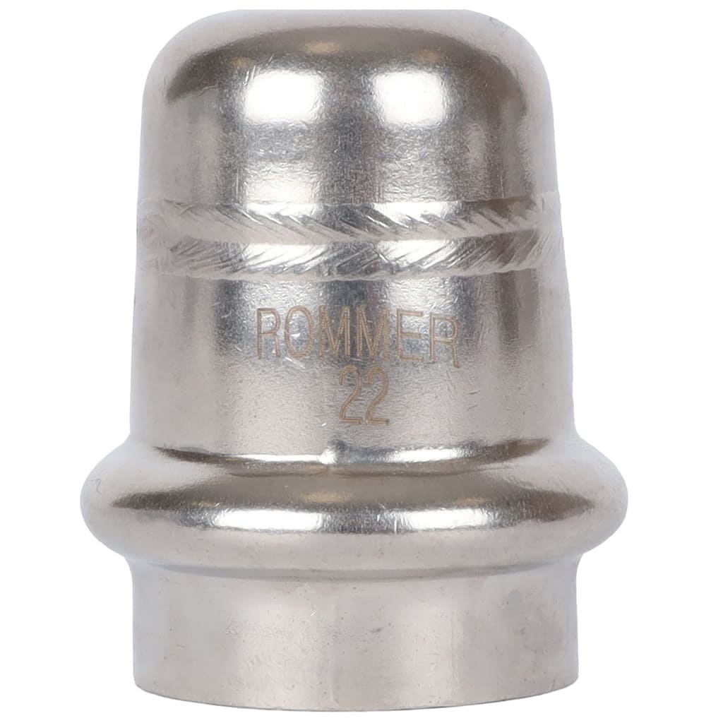 Заглушка Rommer ВПр 22 из нержавеющей стали