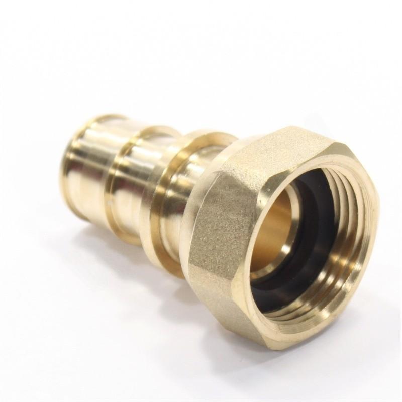 Переходник WAAG Xpand 20-3/4" обжимное кольцо-резьба латунь с накидной гайкой