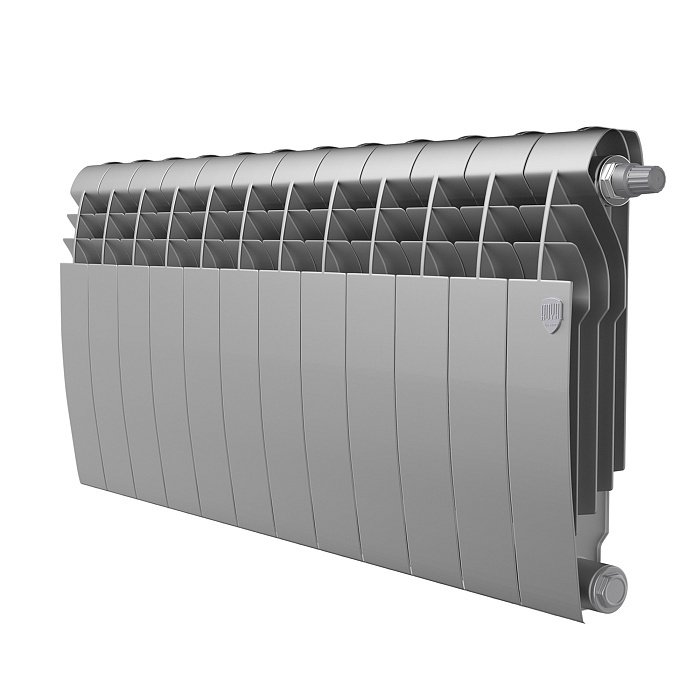 Радиатор Royal Thermo BiLiner 350 /Silver Satin VDR - 12 секций