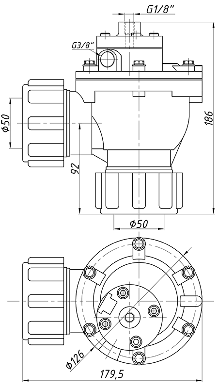 Клапан импульсный Kipvalve SPV-Q-45P