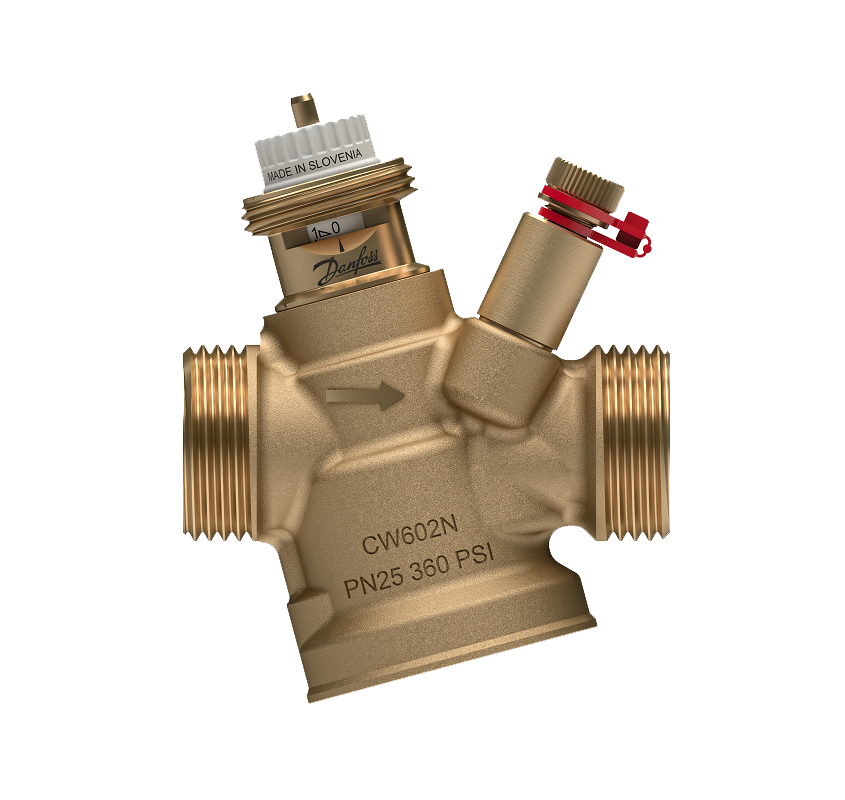Клапан балансировочный Danfoss AQT DN15 HF с изм. нип., нар.резьба